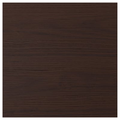 ASKERSUND Door, dark brown ash effect, 40x40 cm