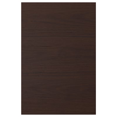 ASKERSUND Door, dark brown ash effect, 40x60 cm