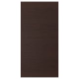 ASKERSUND Door, dark brown ash effect, 40x80 cm