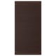 ASKERSUND Door, dark brown ash effect, 40x80 cm