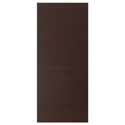 ASKERSUND Door, dark brown ash effect, 60x140 cm