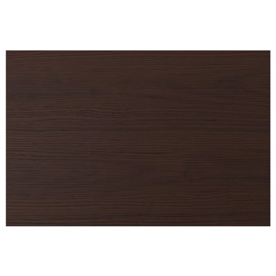 ASKERSUND Door, dark brown ash effect, 60x40 cm