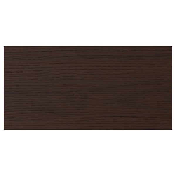 ASKERSUND Drawer front, dark brown ash effect, 40x20 cm