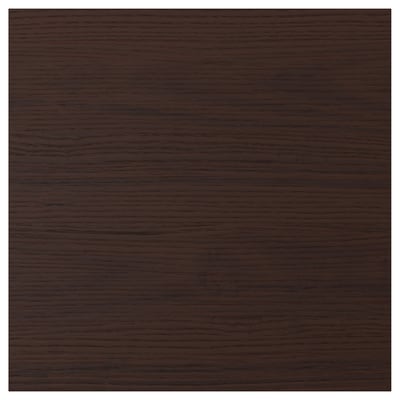 ASKERSUND Drawer front, dark brown ash effect, 40x40 cm