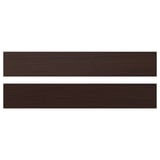 ASKERSUND Drawer front, dark brown ash effect, 60x10 cm