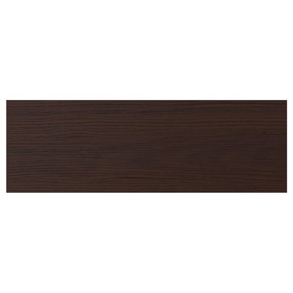 ASKERSUND Drawer front, dark brown ash effect, 60x20 cm