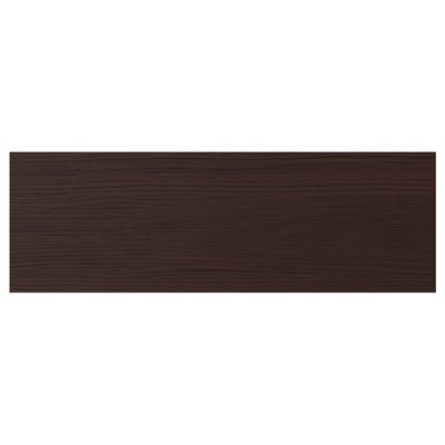 ASKERSUND Drawer front, dark brown ash effect, 60x20 cm