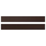 ASKERSUND Drawer front, dark brown ash effect, 75x10 cm
