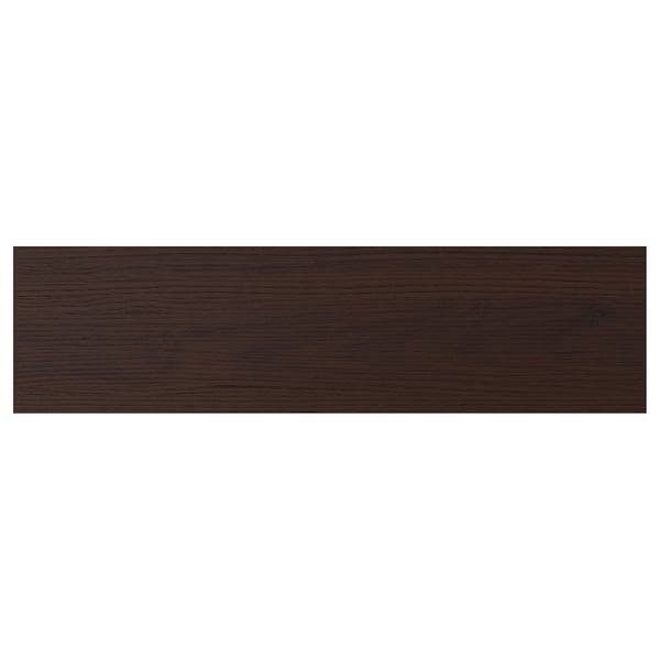 ASKERSUND Drawer front, dark brown ash effect, 75x20 cm