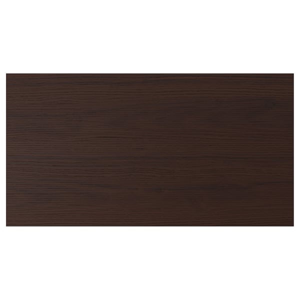 ASKERSUND Drawer front, dark brown ash effect, 75x40 cm