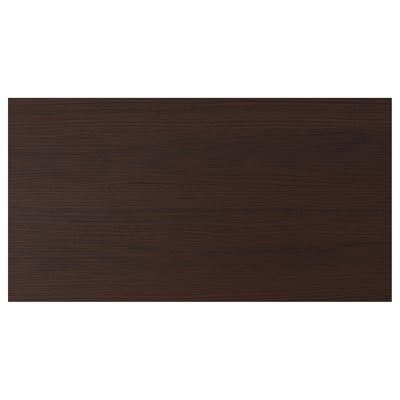 ASKERSUND Drawer front, dark brown ash effect, 75x40 cm