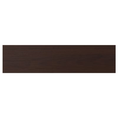 ASKERSUND Drawer front, dark brown ash effect, 80x20 cm