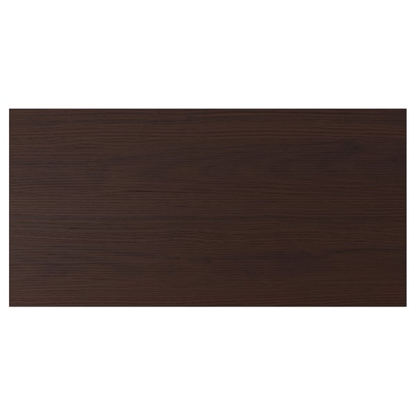 ASKERSUND Drawer front, dark brown ash effect, 80x40 cm