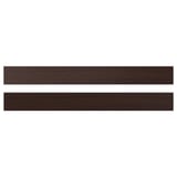 ASKERSUND Drawer front, dark brown ash effect, 90x10 cm
