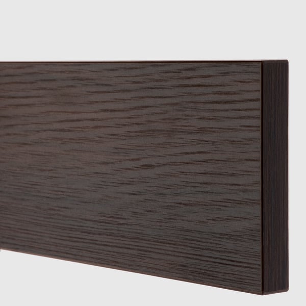 ASKERSUND Drawer front, dark brown ash effect, 90x10 cm
