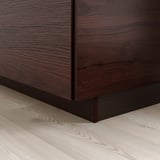 ASKERSUND Plinth, dark brown ash effect, 220x8 cm