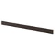 Option: ASKERSUND Rounded deco strip/moulding, dark brown ash effect, 221 cm