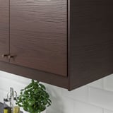 ASKERSUND Rounded deco strip/moulding, dark brown ash effect, 221 cm