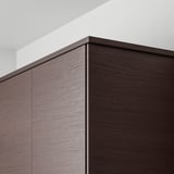 ASKERSUND Rounded deco strip/moulding, dark brown ash effect, 221 cm