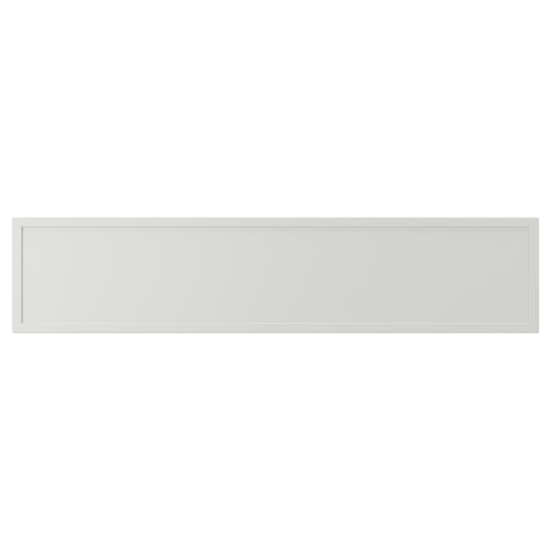 ASPUDDEN Drawer front, light grey, 90x20 cm