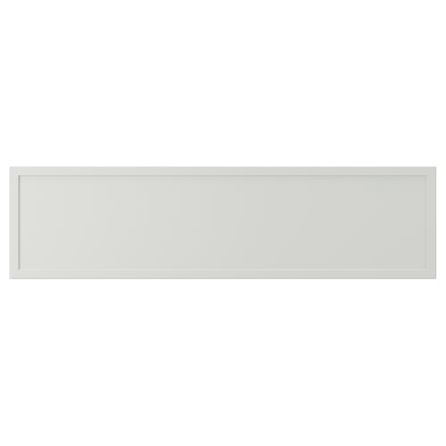 ASPUDDEN Drawer front, light grey, 75x20 cm
