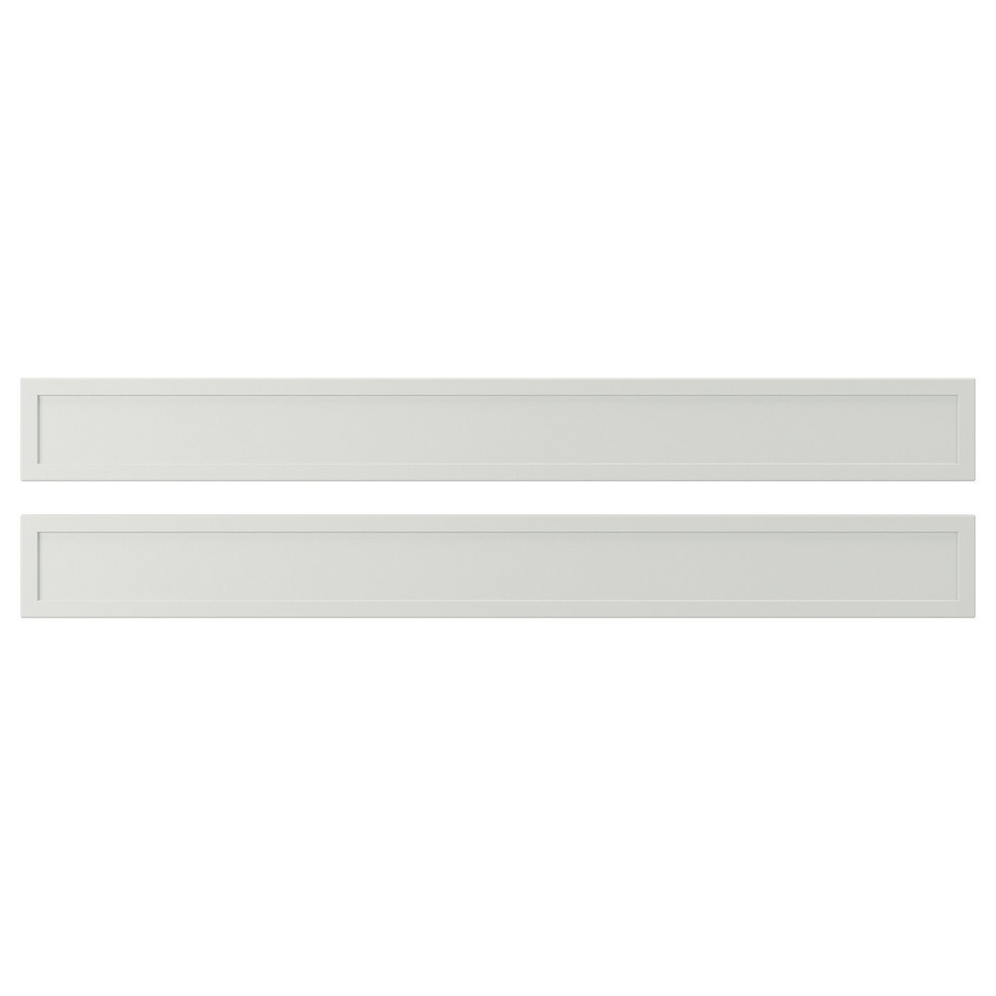 ASPUDDEN drawer front, light grey, 90x10 cm - IKEA