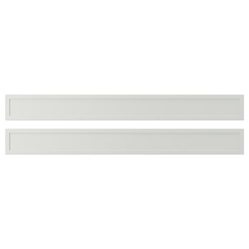 ASPUDDEN Drawer front, light grey, 90x10 cm