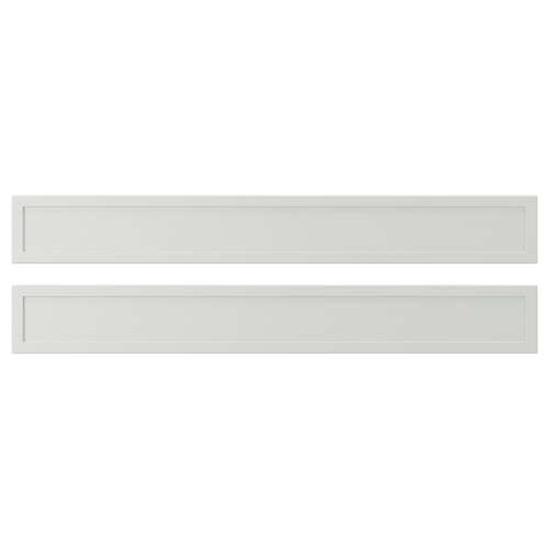 ASPUDDEN Drawer front, light grey, 75x10 cm