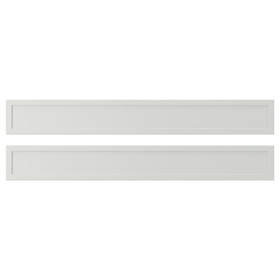 ASPUDDEN Drawer front, light grey, 75x10 cm