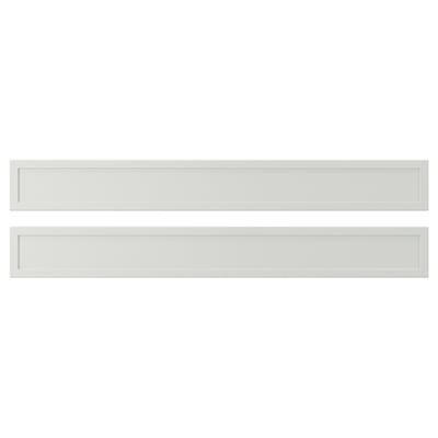 ASPUDDEN Drawer front, light grey, 80x10 cm
