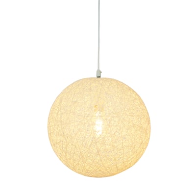 BACKABO Pendant lamp, natural, 37 cm