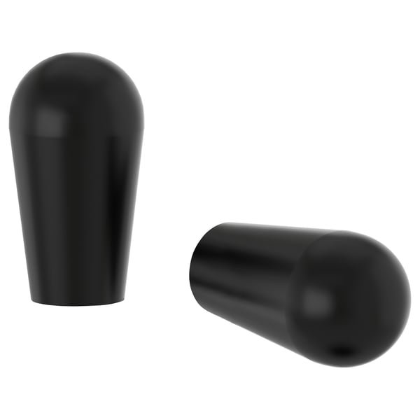 BAGGANÄS Knob, black, 13 mm