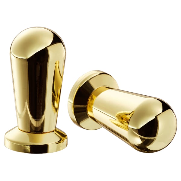 BAGGANÄS Knob, brass-colour, 13 mm