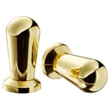 BAGGANÄS Knob, brass-colour, 13 mm