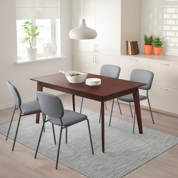 Barkarby Extendable Table Walnut Veneer Ikea