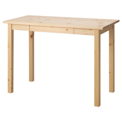 BATTERN Table, pine clear, 105x50 cm