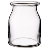BEGÄRLIG Vase, clear glass, 18 cm