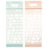 BEKOSTA Resealable bag, light orange-pink/blue
