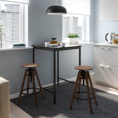 BENGTERIK Bar stool, brown, 63-74 cm