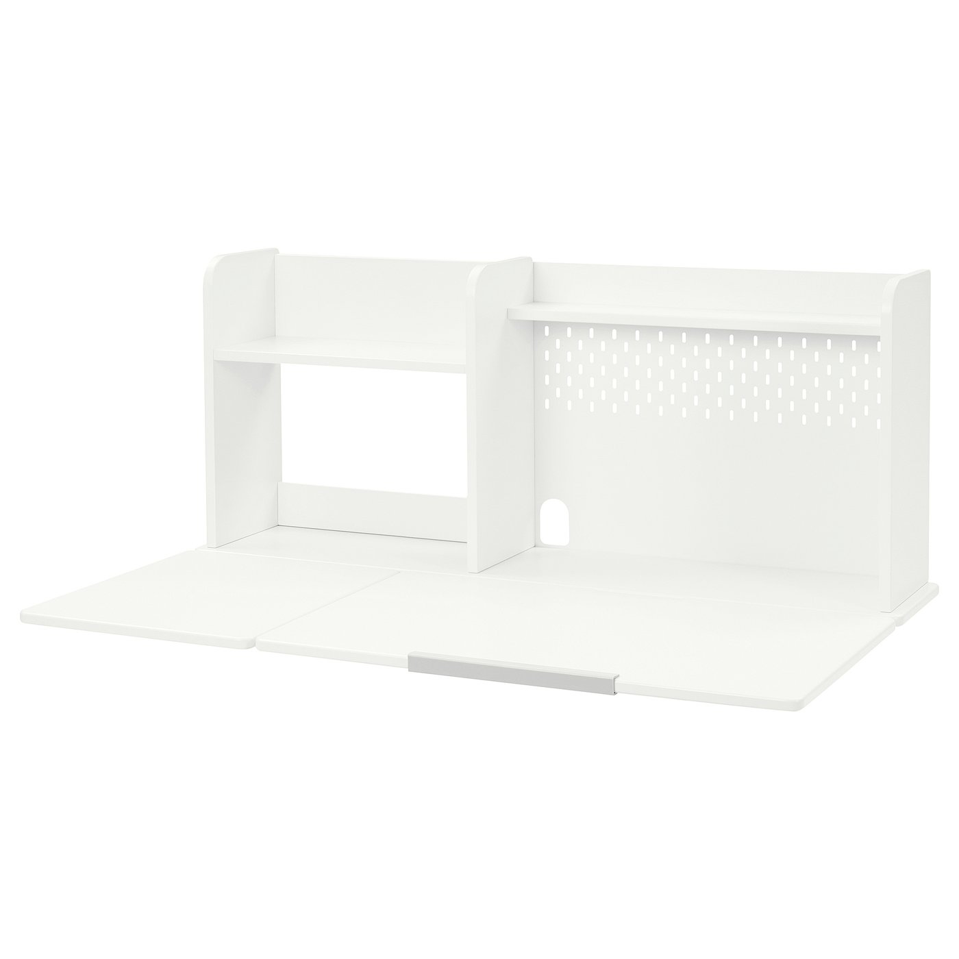 BERGLÄRKA desk top and shelf, white, 120x70 cm IKEA