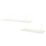 BERGSHULT / PERSHULT Wall shelf combination, white/white, 120x30 cm