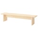 BERGSHYTTAN Bench, tinted effect birch veneer, 210x38 cm