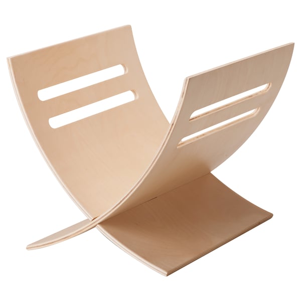 BERRAN Newspaper rack birch veneer IKEA