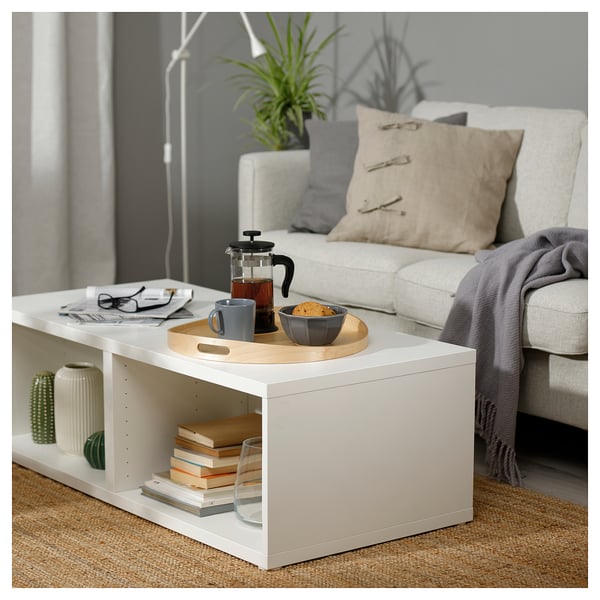 BESTÅ Coffee table, white, 120x56x38 cm
