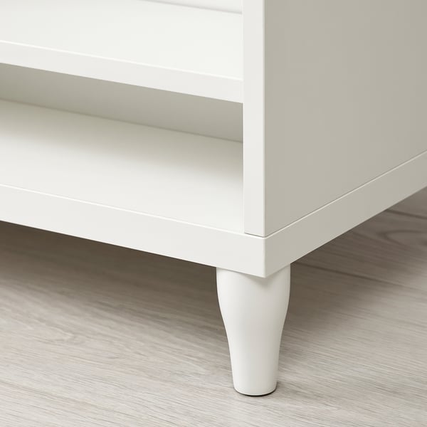 BESTÅ Coffee table with drawers, white/Hanviken/Kabbarp white, 120x58 cm