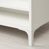 BESTÅ Coffee table with drawers, white Kallviken/light grey concrete effect, 120x58 cm