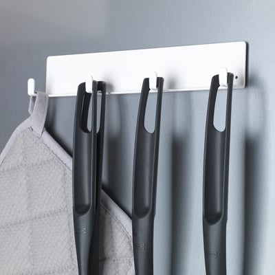 BESTÅENDE Magnetic rack with 4 hooks