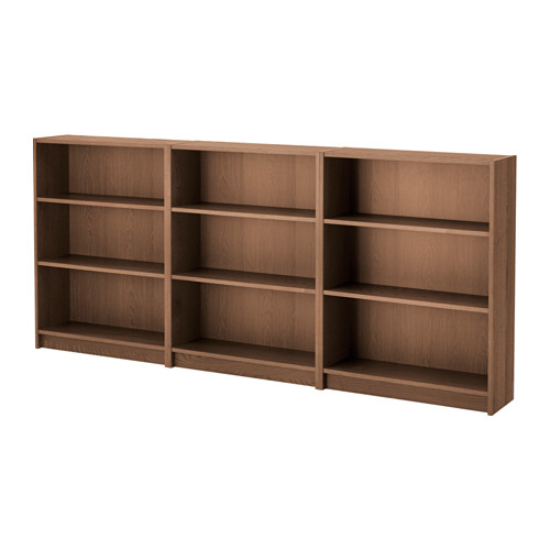 BILLY Bookcase brown ash veneer IKEA
