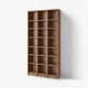 BILLY Bookcase comb with extension units, brown walnut effect, 120x28x237 cm