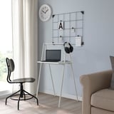 BJÖRKÅSEN Folding table, white, 59x35 cm